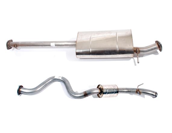 Exhaust Cat Back System S/Steel 130" - LR1129SS - Aftermarket